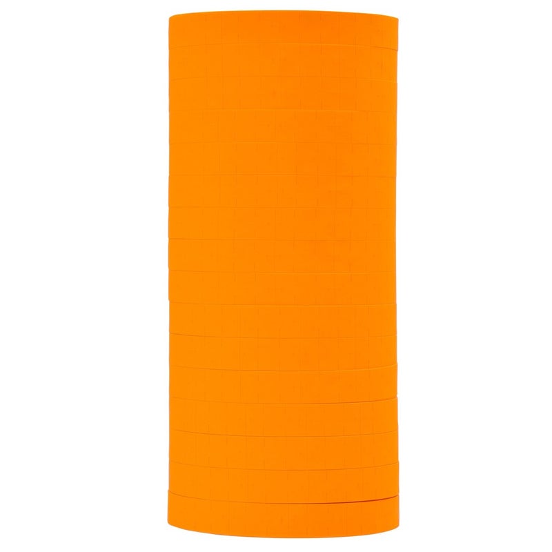 MONARCH Fluorescent Orange Labels to fit Monarch 1110 Pricers. 16 Rolls with 1 Free Ink Roller. - Image 1